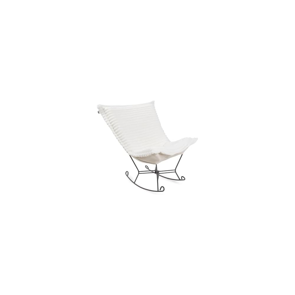 Howard Elliott Collection Puff Rocker Shar Pei White/Natural